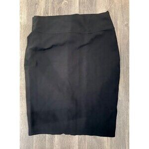 Hybrid & Company Midi Pencil Skirt Womens Size XL - Black Business Career